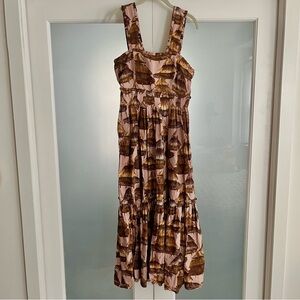 FARM Rio Malocas Sleeveless Midi Dress, M